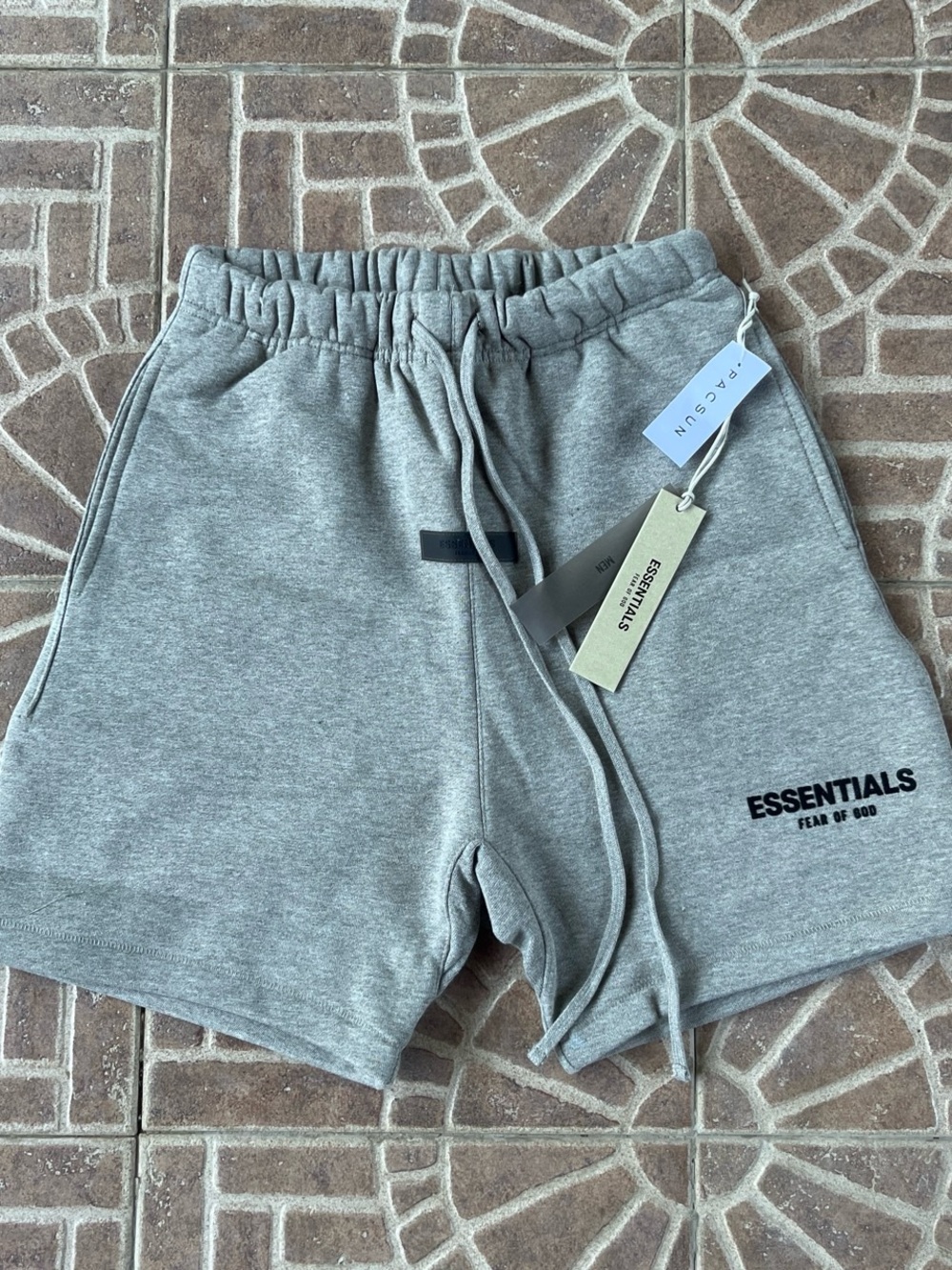 Fear of God Essentials Men's Heather Gray Athletic Shorts